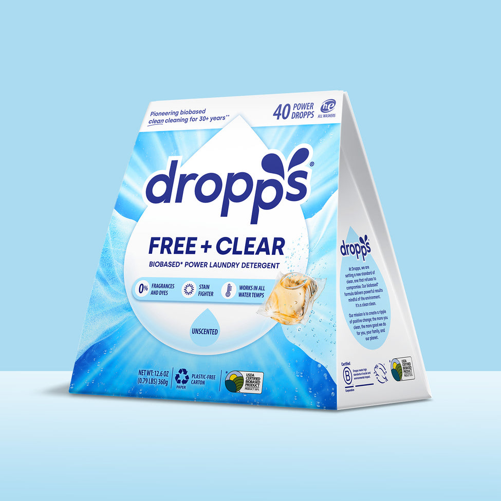 40 Count Free & Clear Laundry Detergent Pods, Unscented