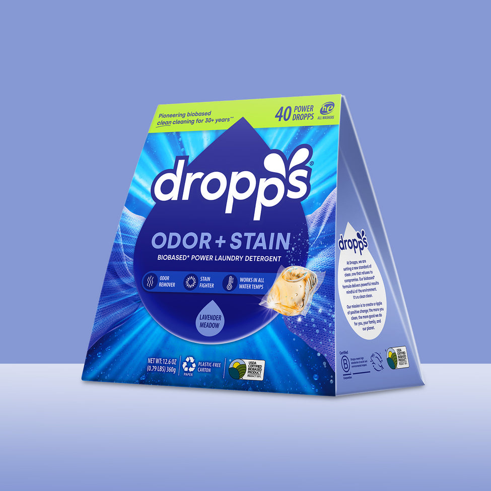 40 Count Odor & Stain Laundry Detergent Pods, Lavender Meadow