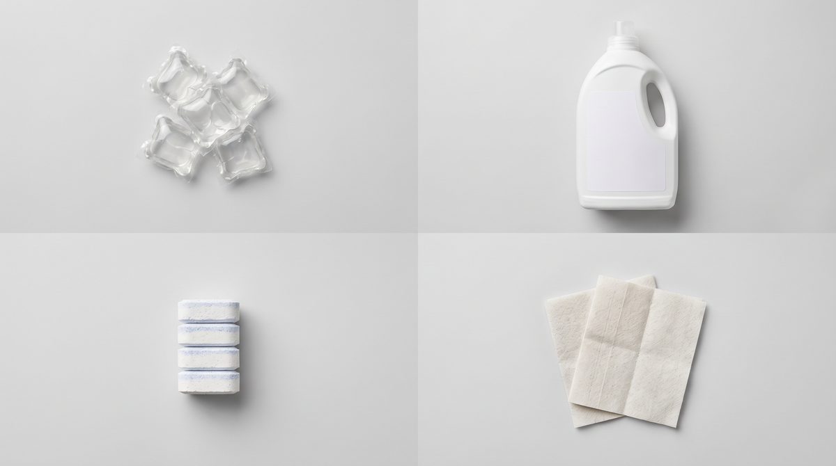 laundry detergent formats