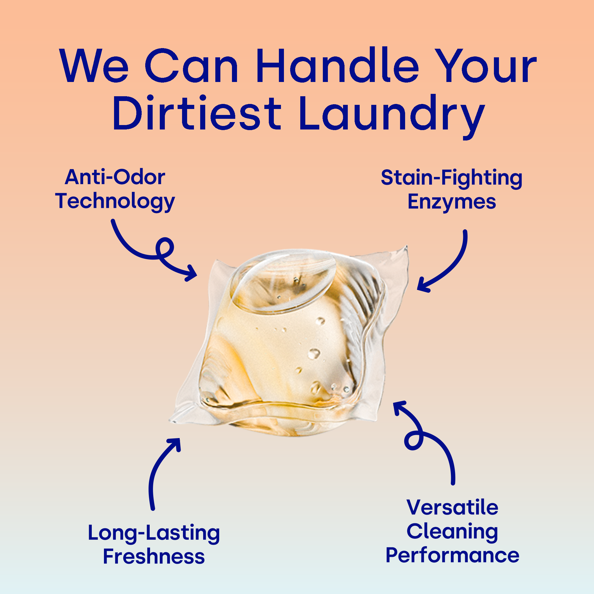 Odor & Stain Laundry Detergent Pods, Orange Blossom – Dropps