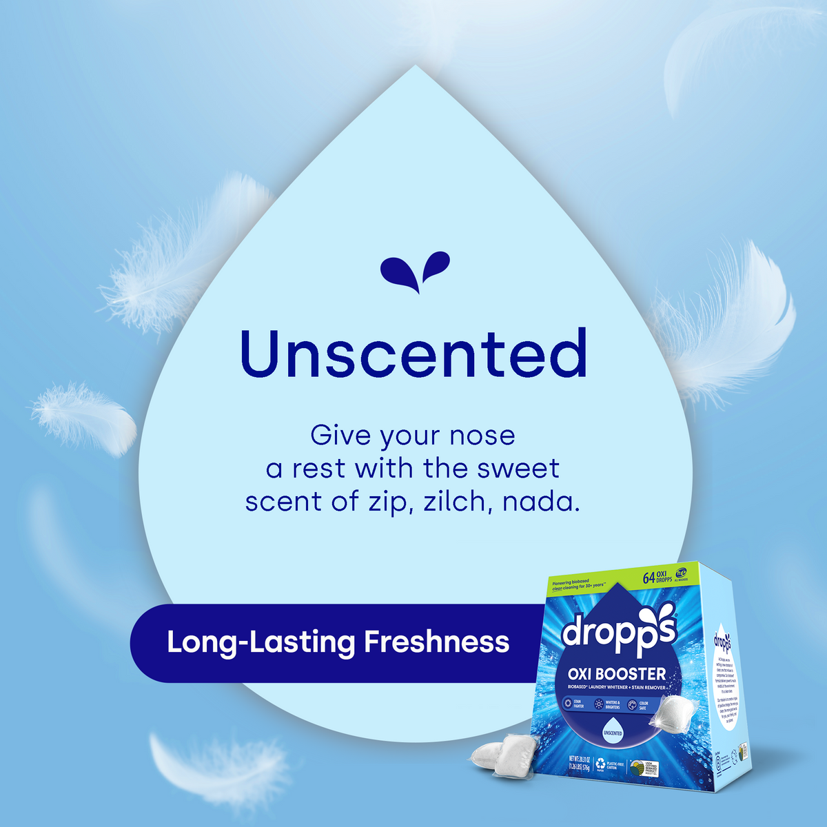 Laundry & Household Oxi Booster Pods, Unscented