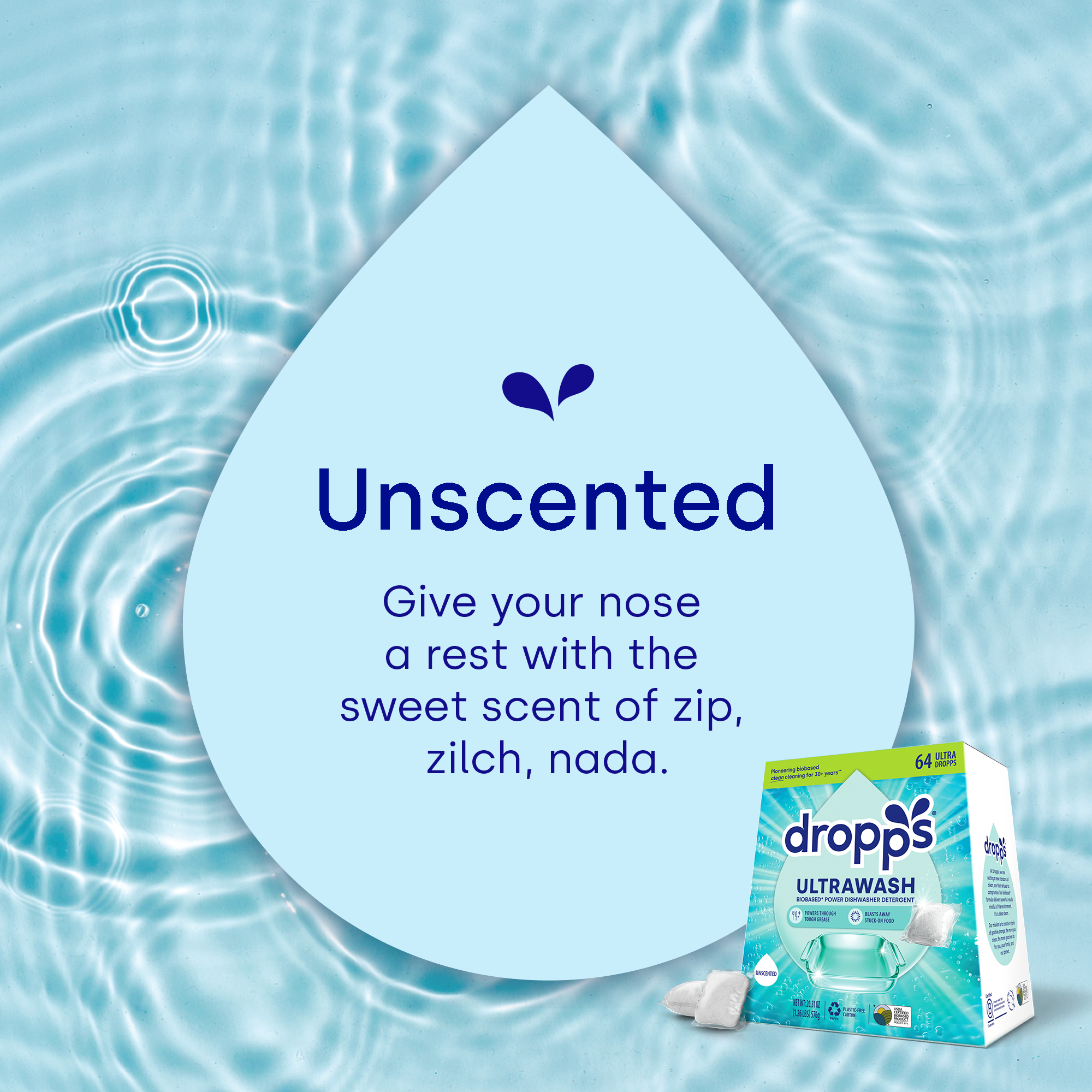 UltraWash Dishwasher Detergent Pods, Unscented