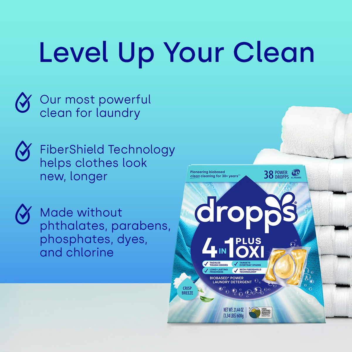 Trial Size 4-in-1 Plus Oxi Laundry Detergent Pods