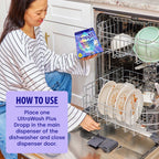 UltraWash Plus Biobased Power Dishwasher Detergent Pods, Lemon Citrus