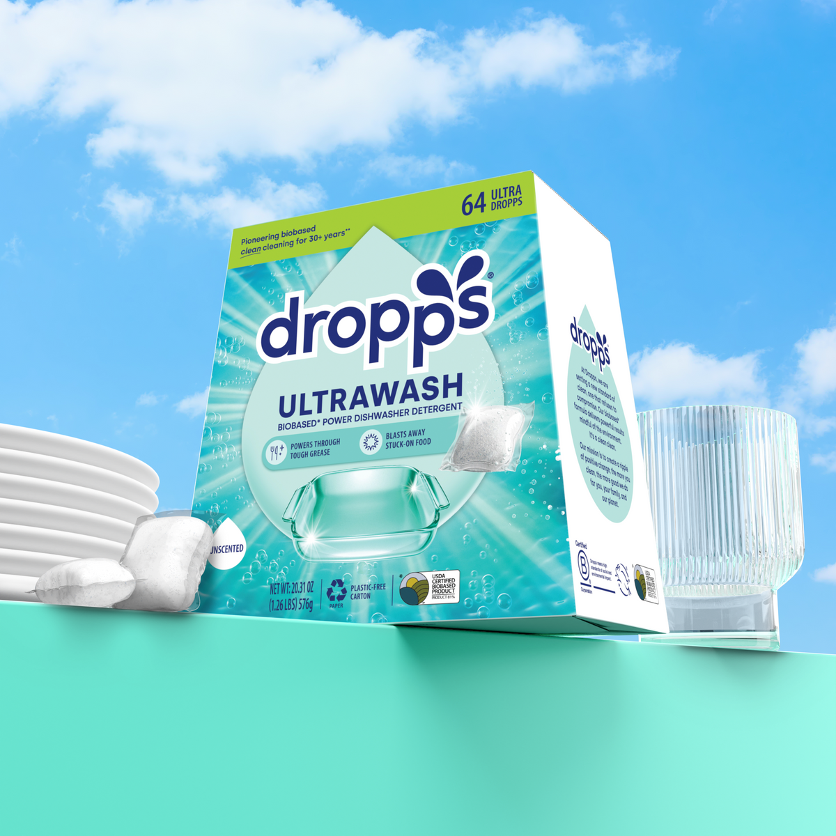 UltraWash Dishwasher Detergent Bulk Pods, Unscented