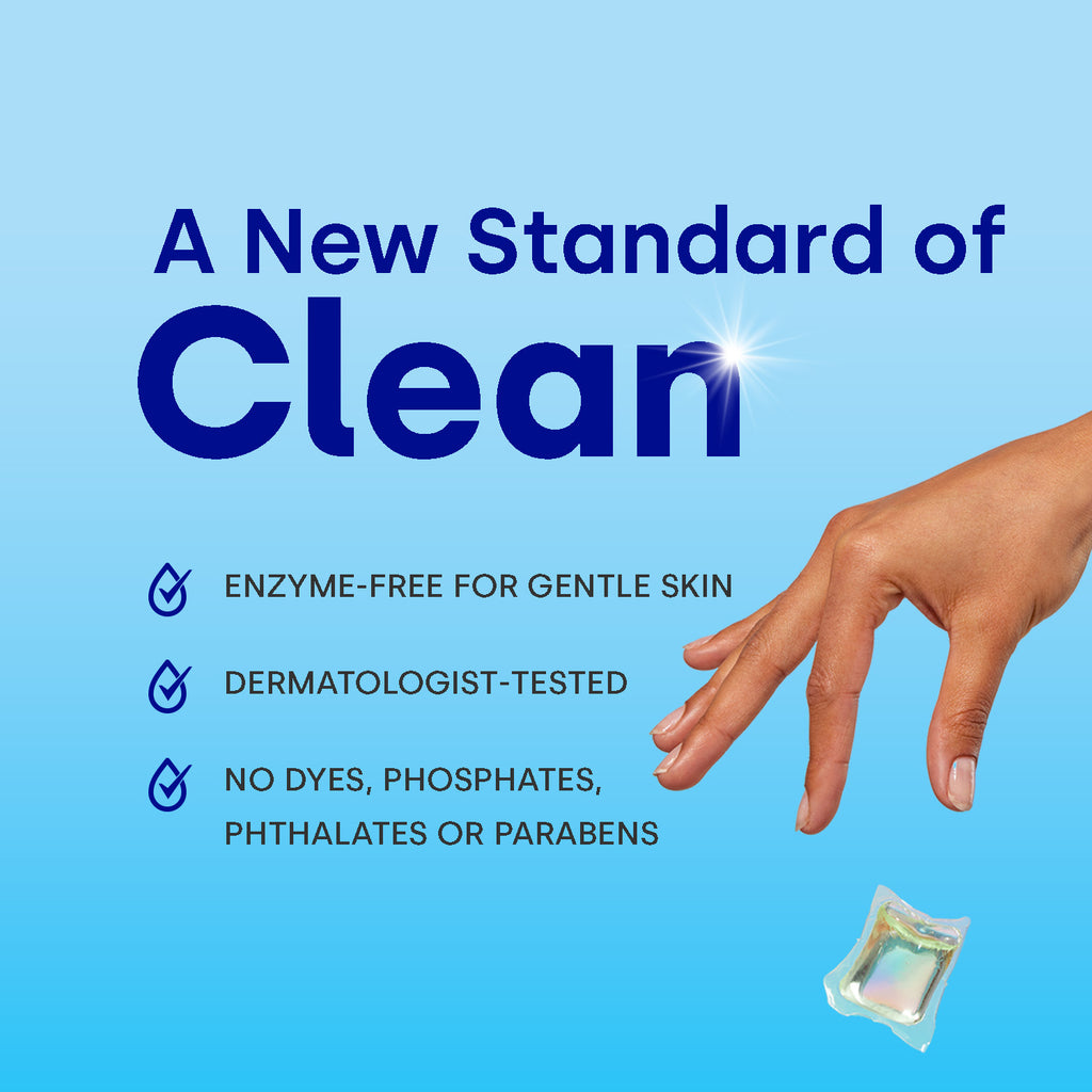 Sensitive Skin & Baby Laundry Detergent Pods, Unscented