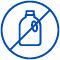 Icon with a Plastic Jug Crossed Out