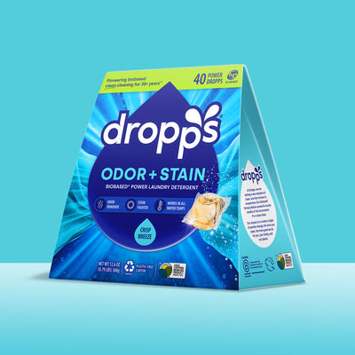 40 Count Odor & Stain Laundry Detergent Pods, Crisp Breeze