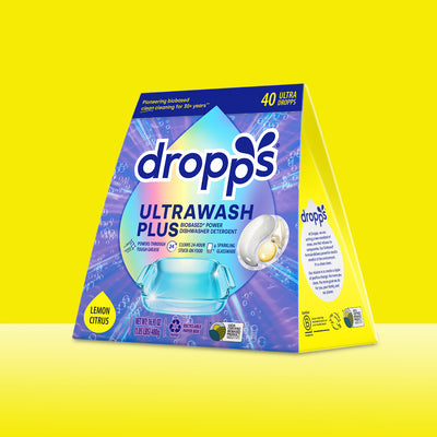 40 Count UltraWash Plus Biobased Power Dishwasher Detergent Pods, Lemon Citrus
