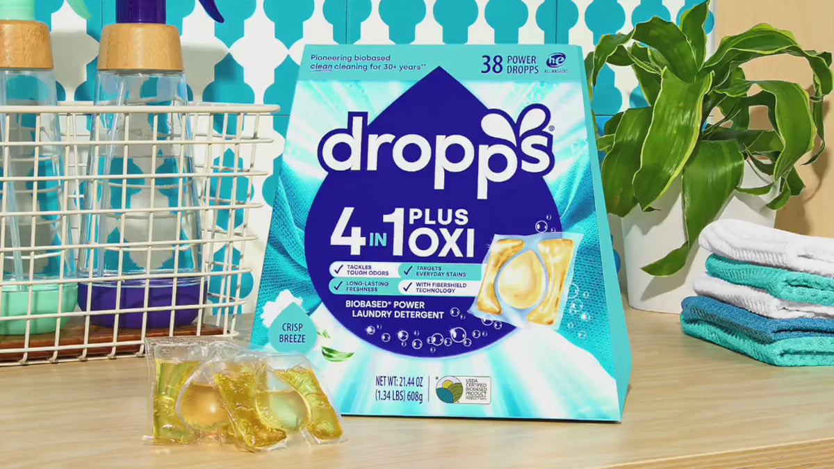 63 Count 4-in-1 Plus Oxi Biobased Power Laundry Detergent Pods, Unscented