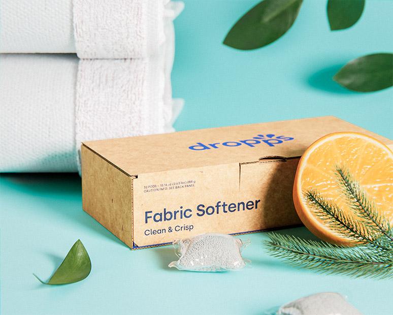 Fabric Softener Bulk Pods, Clean & Crisp – Dropps
