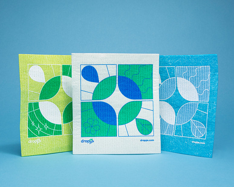 Hops Swedish Dish Cloth Beer Gifts, Reusable Paper Towel Eco