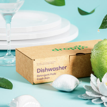 Dishwasher Detergent Pods, Fresh Rain