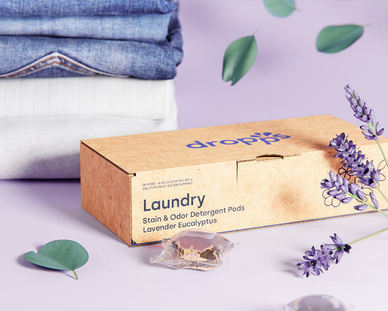 Sample Pack of Eco-Friendly Laundry Detergent Sheets - Lavender, 10 Loads by Seas of Action